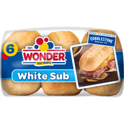 Wonder Bread White Sub Rolls