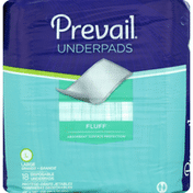 Prevail Underpads, Disposable, Fluff, Large