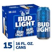 Bud Light Beer Aluminum Bottles