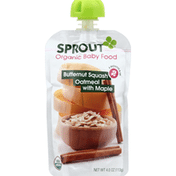Sprout Baby Food, Organic, Butternut Squash Oatmeal with Maple 2 (6 Months & Up)