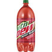 Mtn Dew Merry Mash Up Cranberry Pomegranate Flavored with Other Natural Flavor Soda