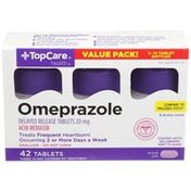 TopCare Wildberry Mint Flavor 20 Mg Omeprazole Delayed Release Tablets