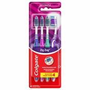 Colgate ZigZag Soft Toothbrush Pack for Deep Clean with Tongue Cleaner