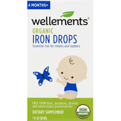 Wellements Iron Drops, Organic