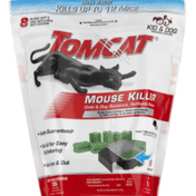 Tomcat Mouse Killer, Child & Dog Resistant, Refillable Station, Pouch