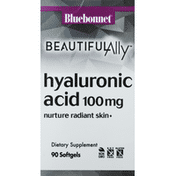 Bluebonnet Hyaluronic Acid, 100 mg, Softgels
