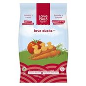 Carrot & Apple Love Ducks Organic Corn Snacks