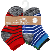 So Dorable Ankle Socks, with Gripper, 12-24 Months