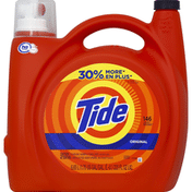 Tide HE Turbo Clean Original Scent Liquid Laundry Detergent, 225 oz, 146 loads