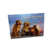 Avanti Dog Roasting Marshmallows Birthday Popout Card