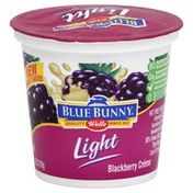 Blue Bunny Yogurt, Light, Blackberry Creme