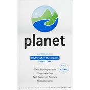 Planet Dishwasher Detergent, Free & Clear, Automatic