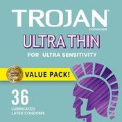 Trojan Ultra Thin Condoms For Ultra Sensitivity,  Count, 1 Pack
