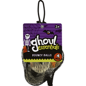 Ghoul Essentials Bouncy Balls, 4 Pack
