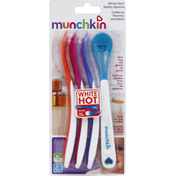 Munchkin Safety Spoons, White Hot, 3+ Months