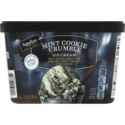 Signature Select Ice Cream, Mint Cookie Crumble