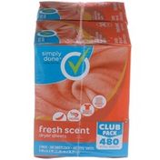 Simply Done Club Pack Dryer Sheets Fresh Scent