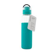 SOMA Glass Water Bottle with Sport Cap, Aqua