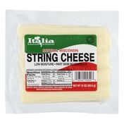 Italia Brand Cheese Natural Wisconsin String Cheese