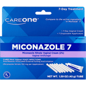 CareOne Miconazole 7 Cream