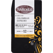 PapaNicholas Coffee Coffee, Ground, Light Roast, Colombian Supremo