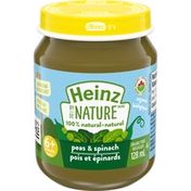 Heinz By Nature 100% Natural Peas & Spinach Organic Purée