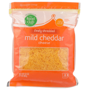 Food Club Mild Cheddar Finely Shredded Cheese