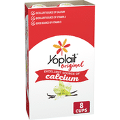 Yoplait Original Yogurt, French Vanilla, Low Fat Yogurt,  8 Pack