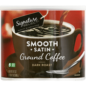 Signature Select Coffee, Ground, Dark Roast, Smooth Satin