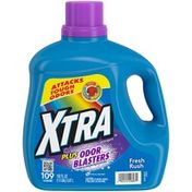 Xtra Plus Odor Blasters Liquid Laundry Detergent, Fresh Rush,