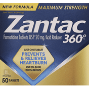 Zantac Acid Reducer, Maximum Strength, Tablets