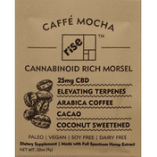Rise Cannabinoid, Rich, 25 mg, Morsel, Caffe Mocha