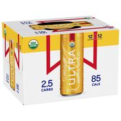 Michelob Ultra Pure Gold Organic Light Lager, Beer Cans