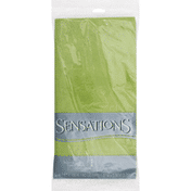 Sensations Plastic Lined Green Tablecover, 54" x 108"