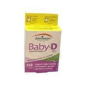 Jamieson Baby-D Vitamin D3 400 IU Droplets