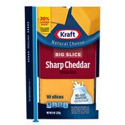 Kraft Big Slice Sharp Cheddar Cheese Slices