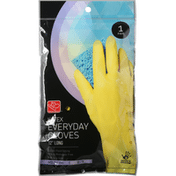 Harris Teeter Gloves, Everyday, Latex, Medium