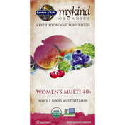 Garden of Life Multivitamin, Whole Food, Women's Multi 40+, Vegan Tablets