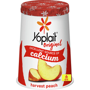 Yoplait Original Yogurt, Harvest Peach, Low Fat Yogurt