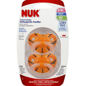 NUK Pacifier, Orthodontic, Silicone, 6+ M