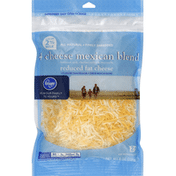 Kroger Cheese, Finely Shredded, 4 Cheese Mexican Blend, Reduced Fat