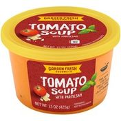Garden Fresh Gourmet Tomato Soup with Parmesan