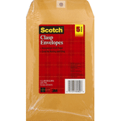 Scotch Envelopes, Clasp, 5 Pack