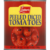 Lieber's Tomatoes, Peeled, Diced