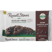 Russell Stover Baking Chips, Sugar Free, Dark Chocolate