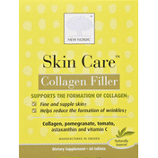 New Nordic Skin Care, Collagen Filler, Tablets