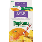 Tropicana 100% Juice, Orange Pineapple, No Pulp