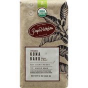 PapaNicholas Coffee Coffee, Organic, Whole Bean, Light Roast, Kona Baru