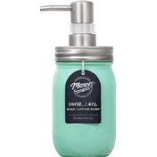 Mason Craft & More Soap/Lotion Pump, Green, 16 Ounce