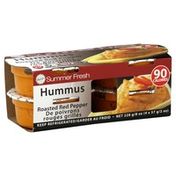 Summer Fresh Hummus, Roasted Red Pepper, 4 Pack